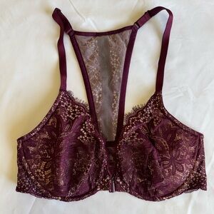 Victorias Secret 34D Very Sexy Lace Front Close Bra NWT